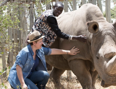 Naturreservat med noshörningar i östra Afrika
