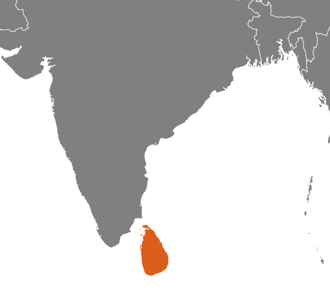 Sri Lanka på kartan